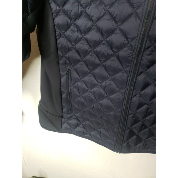 Trimark Jacket Mens Size 4XL Black Quilted Full Zip Hybrid Insulated - Picture 6 of 12